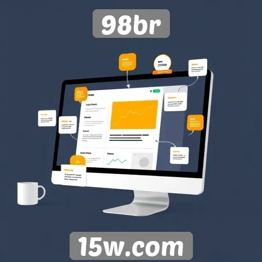 Navegação intuitiva no site 98br melhora experiência de usuário